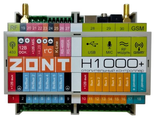 ZONT H1000+ - детальная картинка элемента ZONT H1000+ в каталоге интернет-магазина Мособлотопление.Ру